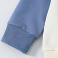 thumbnail image 5 of TAmten Toddler Boy Clothes 18-24 Months Toddler Baby Boy Fall Outfit Mama's Boy Letter Embroidery Sweatshirt Top Elastic Pants Set Cute 2pcs Winter Clothes(Blue,12-18 Months), 5 of 8