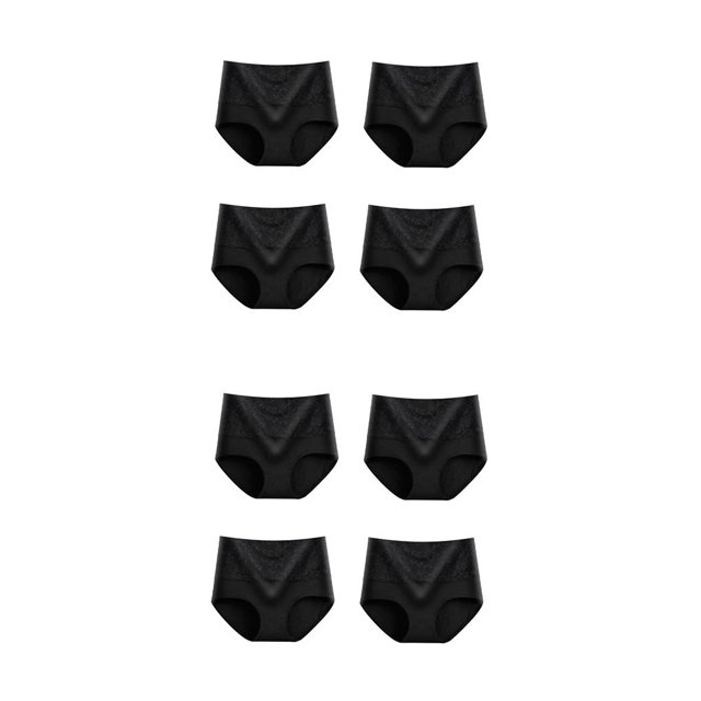 Sonducket Ropa interior Lencería de cintura alta Calzoncillos sin rastro Sin costuras Cómodo Control sexy Mujer Calzoncillos de talla grande Type1 NO1