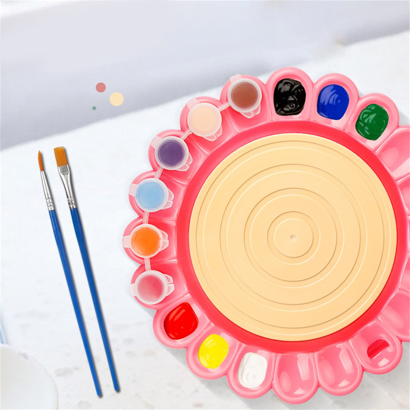 Musatteng Kids Pottery Craft Kit with Air Dry Clay & Tools - DIY Ceramic Art Set for Ages 5+, Creative Painting and Modeling Educational Toys