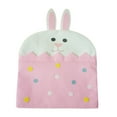 Holloyiver Easter Chair Back Covers Easter Bunny Chicken Dining Chair