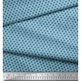 thumbnail image 3 of Soimoi Blue Silk Fabric Geometrical Star Geometric Printed Craft Fabric by the Yard 42 Inch Wide, 3 of 3