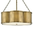 thumbnail image 3 of 3 Light Medium Drum Chandelier In Traditional Style 22 Inches Wide By 26.5 Inches High-Heritage Brass Finish Hinkley Lighting 4446Hb, 3 of 4