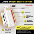 thumbnail image 6 of Catchmaster Clothes Moth Traps with Odorless Pheromone Technology – XL Glue Traps- For Casemaking and Webbing Moths - Hardwood Floor Pattern, 6PK, 6 of 9