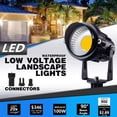 thumbnail image 2 of Luces de paisaje SUNVIE 12W, paquete de 16, LED impermeable 3000K, 2 of 7