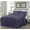 Dusty Purple, variant on Chezmoi Collection Aria 3-Piece Pintuck Ruffle Skirt Bedspread Set, Soft Lightweight French Country Chic Farmhouse Pinch Pleat Crinkled Texture Microfiber Bedding, Queen, White