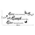thumbnail image 7 of Uxcell Home Laugh Pattern Removable DIY Wall Decoration Art Sticker Decal 31.5" x 15.74", 7 of 7