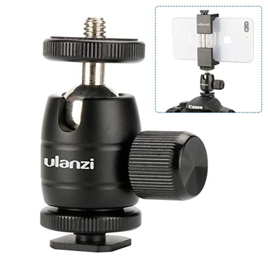 Ulanzi Aluminium Camera Hot Shoe Mount Adapter Video Accessory Triple Cold Sh... 