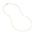 thumbnail image 2 of 14K Yellow Gold Women's 16" 0.66mm Box Chain Necklace with 050 Gauge and Lobster Lock Quality Tag, 2 of 4