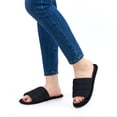 thumbnail image 7 of Ecetana Slippers for Women Open Toe Slippers Memory Foam Slip On Bedroom Slippers Indoor House Shoes, 7 of 7