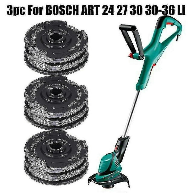 Set Compatible with Bosch Art 24 27 30 30-36 Li Trimmer Cutting Spool Feeder 6m 1.6mm Garden Tool Parts Replacement