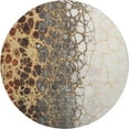 thumbnail image 2 of Addison Rugs Mayfield Washable Transitional Abstract Ivory Round Rug, 8' x 8', 2 of 5