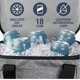 thumbnail image 4 of Bolsa térmica CleverMade plegable para 18 latas, coche de viaje a la playa, 4 of 9