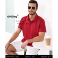 thumbnail image 3 of OYGSieg Polo de manga corta de secado rápido, paquete de 5, talla XL, 3 of 7
