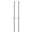 thumbnail image 3 of 2Pcs 300 mm Stainless Steel Threaded Spindle with Brass Nut,for T8 Nut, 3 of 8