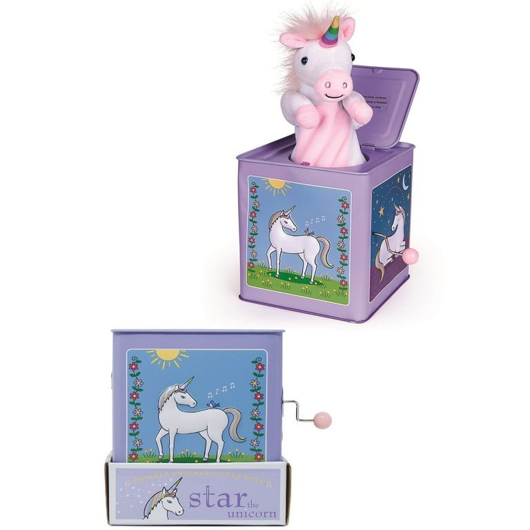 Jack Rabbit Creations Star The Unicorn Jack in The Box Toy, Plush