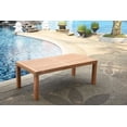 thumbnail image 5 of 7-Piece Teak Dining Set: 86" Rectangle Table + 6 Montana Stacking Arm Chairs, 5 of 10