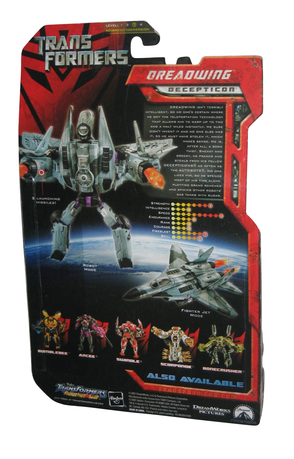 Hasbro Transformers Movie Deluxe Dreadwing Jet Action Figure for sale online 