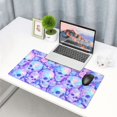 thumbnail image 4 of Kdxio Blue Skull Daisy Print Large Gaming Mouse Pad,Non-Slip Base,Water Resist Keyboard Pad for Gamer,Office & Home,29.5 x 15.8 in, 4 of 6