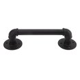 thumbnail image 2 of Barn Door Handle, Retro Style Black Easy Installation Streamlined Design Door Pull Handle  For Room For Home, 2 of 8