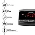 thumbnail image 3 of Despertador digital SHARP con controles de teclado, 3 of 7