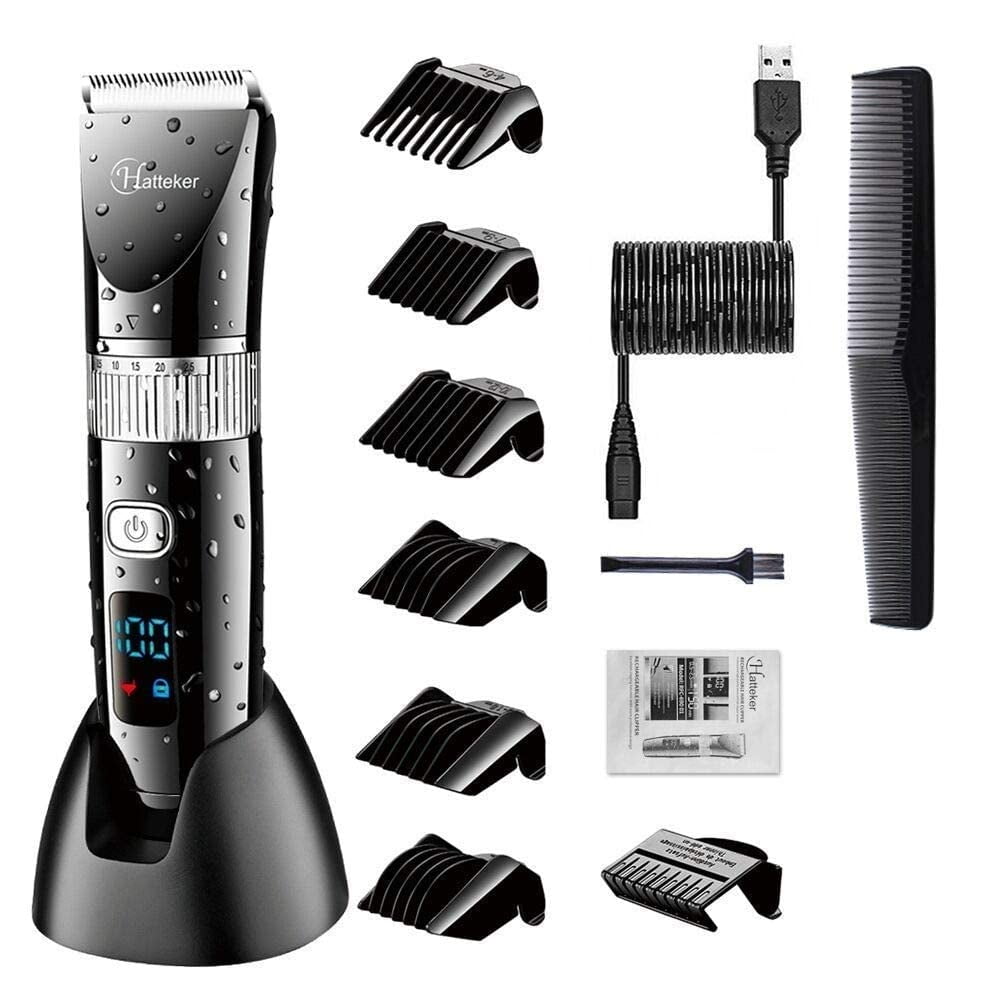 Recortadora de barba Hatteker Pro para hombre inalambrica Bodega Aurrera en linea