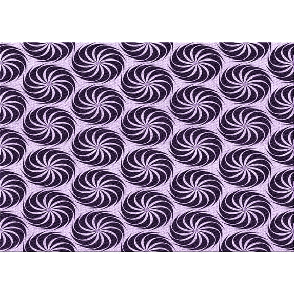 Ahgly Company Indoor Rectangle Patterned Blush Pink Area Rugs, 2' x 4'