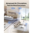 thumbnail image 2 of Ventilador de pedestal Dreo Smart para dormitorio, 6 modos y 10 velocidades, color plateado, 2 of 4