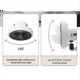 thumbnail image 3 of 2X Ventilador Pequeño Montado en la Pared para el Hogar, Ventilador Recargable Multifuncional, Ventiladores Eléctricos Portátiles con Agitación, 3 of 5