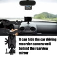thumbnail image 3 of Soporte Para Grabadora De Conducción Giratorio De 360 ​​Grados, Práctica Y Confiable, Soporte Para Cámara De Espejo Retrovisor, Negro Para Yi Cam, 3 of 7