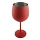 thumbnail image 3 of 4 copas de vino mate de acero inoxidable de 18 oz, color rojo, 3 of 5