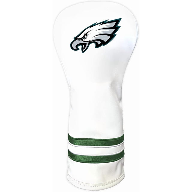 NFL Philadelphia Eagles Blanc Vintage Fairway Golf Club Housse de Tête, Design Ajusté, Design Rétro & Superbe