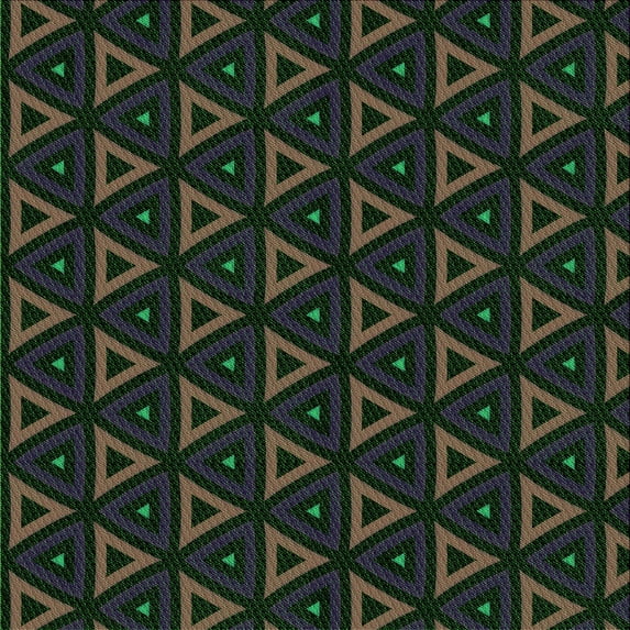 Ahgly Company Indoor Square Patterned Midnight Gray Area Rugs, 7' Square