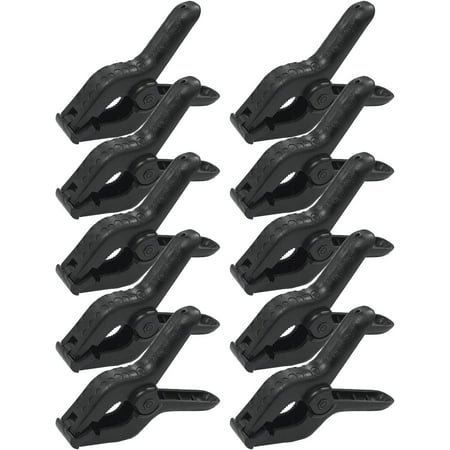 

10 pcs 4.25 Inch Spring Clamps with Premium Nylon (1.5-inch jaw opening 1 .25-inch throat depth) APL1321