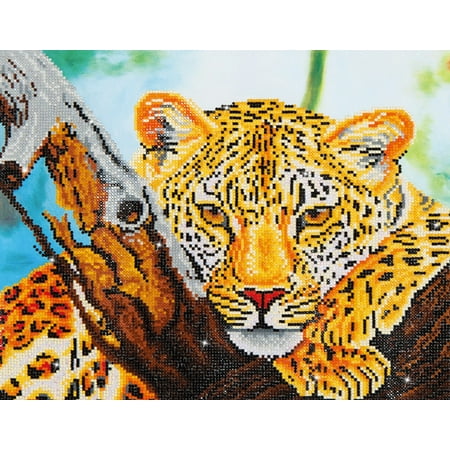 UPC: 4897073240817 | DIAMOND DOTZ® Leopard Look Diamond Painting Kit
