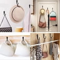 thumbnail image 3 of 10pcs Hooks Wall Hanger Stainless Alloy Coat Racks Hook Bathroom Accessories Kitchen Accessories Coat Shelves Clothes Rack, 3 of 11