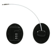 Toyandona 1Pcs Refrigerator Door Lock Child Safety Lock Plastic Steel Black for Home Use