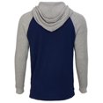 thumbnail image 2 of Boxercraft BM3702 Men's Waffle Knit Pullover Hoodie-Navy/Oxford-L, 2 of 2