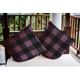 thumbnail image 3 of 16" x 16" Simply Daisy Buffalo Plaid Polyester Indoor/Outdoor Pillow, Larkspur Qty 1, 3 of 6