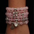 thumbnail image 2 of Joyería de moda Pulseras de cuentas personalizadas Hello Kitty Charm Love Piedra natural Pulsera de cristal de enlace cristiano personalizada para mujer, 2 of 4