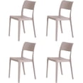 thumbnail image 1 of Silla de Comedor Apilable de Polipropileno - 4 Piezas/Juego, 1 of 3