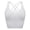 White#2, variant on Sling tube top Chest Pad Vest Without Steel Ring Sling Vest Cross Back Medium Support Wirefree Bra