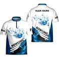 thumbnail image 3 of Personalized Name Bowling Jersey 3D, Custom Bowling Shirts for Team, Bowling Shirt Unisex for Men & Women (Purple, 2XL), 3 of 7