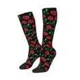 thumbnail image 2 of Balery Cherry Fun Novelty Socks Men'S Women'S Crew Socks Funny Crazy Novelty Socks Quirky And Cool Socks, 2 of 9