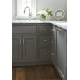 thumbnail image 2 of Amerock Granby 3 inch Center-to-Center Polished Nickel Cabinet Pull, 25 Pack, 2 of 3