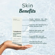 Gutaderme Alpha Arbutin + Hyaluronic Acid Serum for Face - Dark Spot Correction, Nourishing Elegance, Anti-Aging & Hydrating, Face Serum & Hylunaric Acid Moisturizer, 30ml/1fI.oz