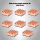 thumbnail image 2 of Disipador De Calor De Cobre Puro Ram Disipador De Calor De Aleta De Refrigeración Para Tarjeta Gráfica Notebook Cpu 8Uds Guardurnaity EL007377-00, 2 of 6