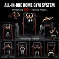 thumbnail image 3 of Mikolo M11 Smith Machine Home Gym, 2200 lbs Power Rack Cage with Bench, 7FT Barbell and 230 lbs Plates, Total Body Strength Training Equipment, 3 of 16