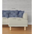 thumbnail image 3 of Amrita Sen Coussin en Daim Soufflé et Fermé, Indigo, 3 of 4