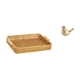thumbnail image 5 of Cesta de frutas tejida dorada, figura de pájaros, cuenco moderno para servir refrigerios, estatua de animal, plato de pan, decoración del hogar, adorn, 5 of 8