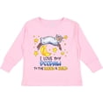 thumbnail image 3 of Inktastic I Love my Peepaw to the Moon and Back Cute Sheep Boys or Girls Long Sleeve Toddler T-Shirt, 3 of 5